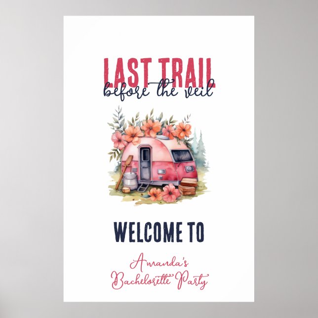Glamping Sista Trail Möhippa Helg Poster (Framsidan)