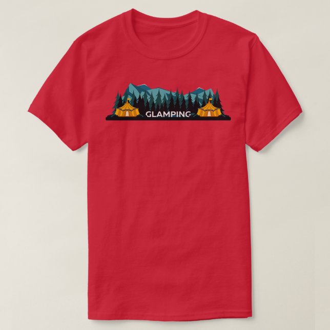 Glamping T Shirt (Design framsida)