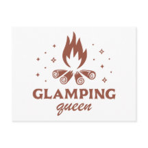 Glamping tjejresa rolig camping boho estetik