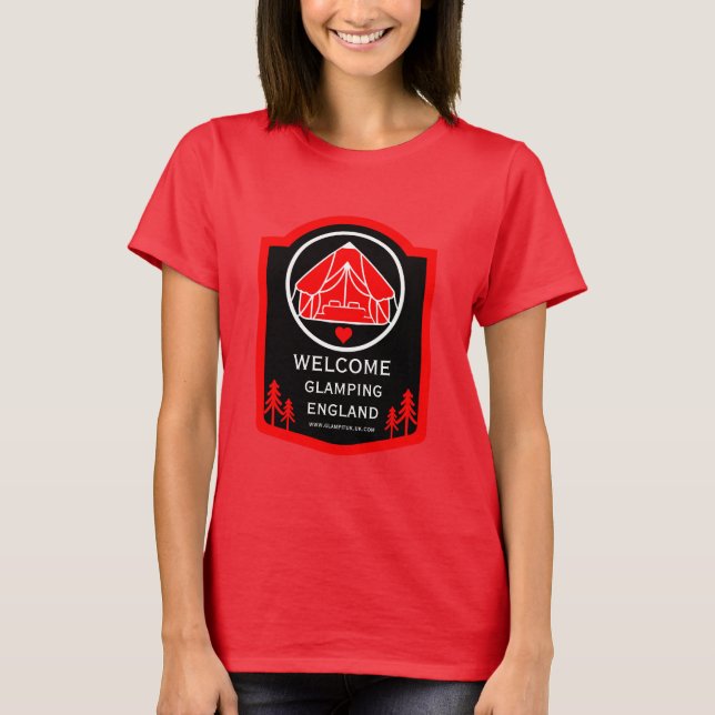 Glamping United Kingdom Business T Shirt (Framsida)
