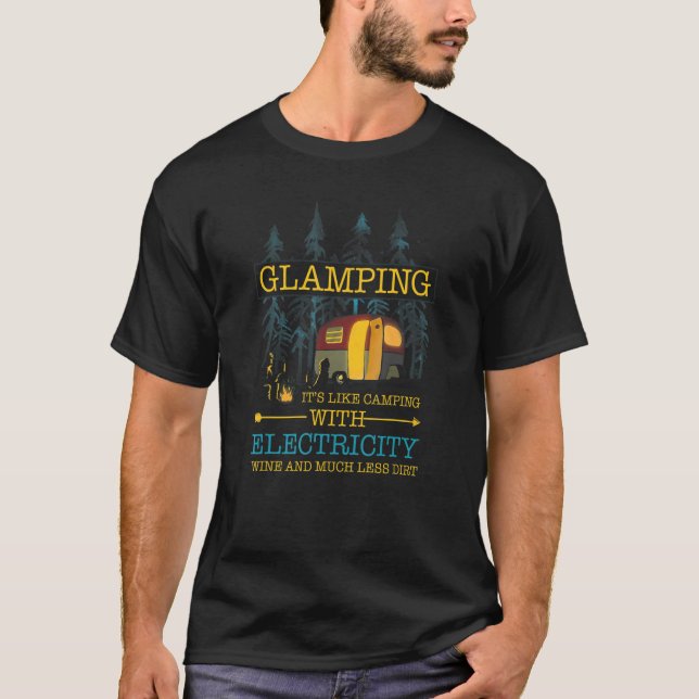 Glampningsdefinition som elkampanj t shirt (Framsida)