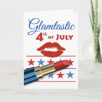 Glamtastisk 4 juli Röd läppstift