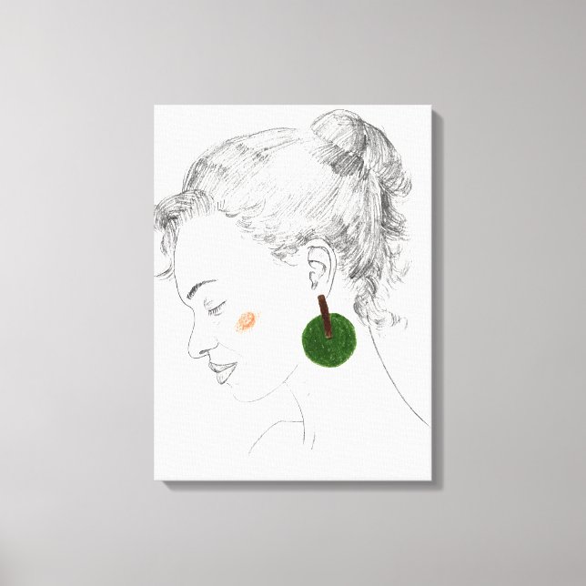 Glance Sketch Canvastryck (Framsida)