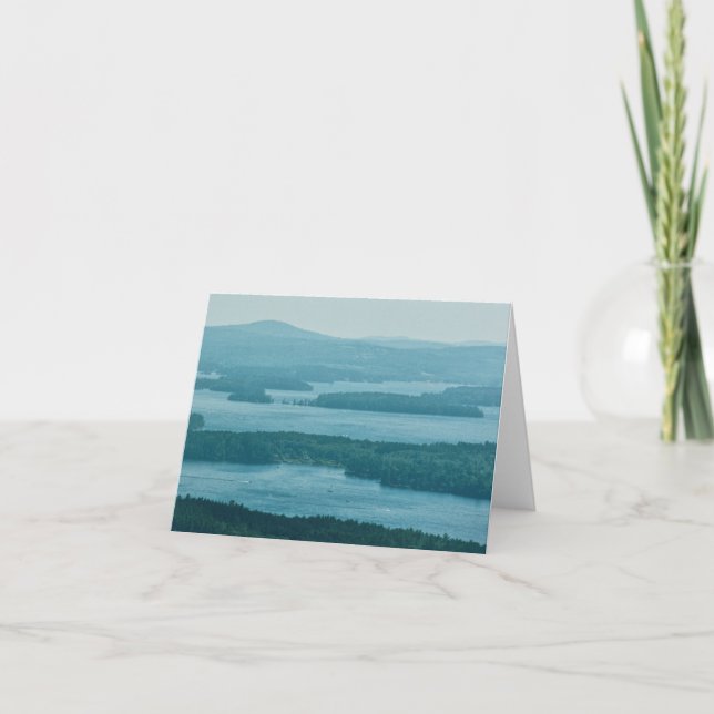 Glande Winnipesaukee Kort (Framsida)