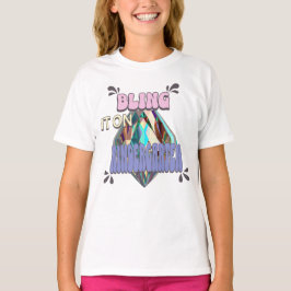 Glänsa på förskolans tjejer glänser, förskola t shirt