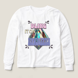 Glänsa på förskoleflickor glänser, förskola t shirt