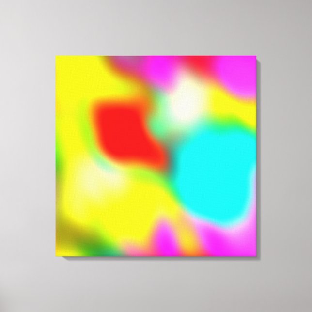 Glänsande akrylmålning  canvastryck (Framsida)