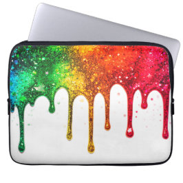 Glänsande, glitterpersonligiserad tillbaka till sk laptop fodral