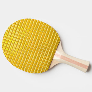 glänsande guld- mönsterstrukturer pingisracket