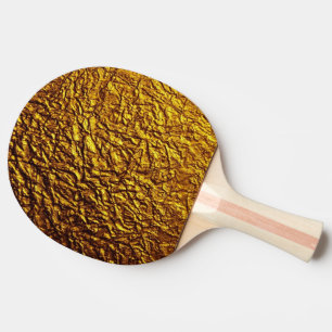 glänsande guld- mönsterstrukturer pingisracket