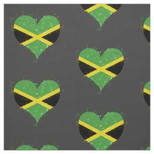 Glänsande härligt för Jamaica flagga Tyg