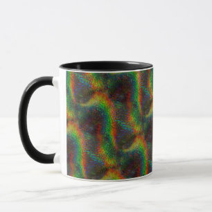 Glänsande Holographic regnbågeljusglitter vinkar Mugg