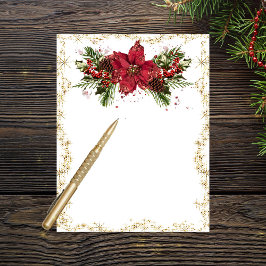Glänsande julbrevpapper eller scrapbookpapper