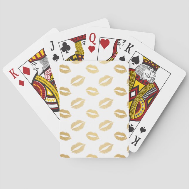 Glänsande Kyssar Casinokort (Baksidan)