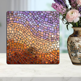 Glänsande mosaikgradient keramisk platta kakelplatta