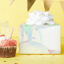 Glänsande Pastell Botaniska Blad Inpackningspapper