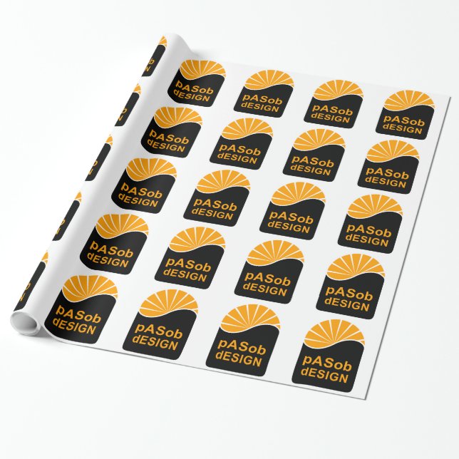 Glänsande presentpapper, 60 cm x 4,5 m rulle presentpapper (Utrullad)