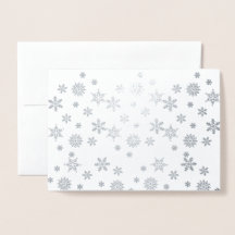 Glänsande Silver Snöflingor
