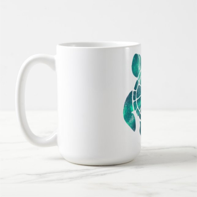 Glänsande sköldpadda  kaffemugg (Vänster)