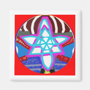 Glänsande STJÄRNA - Karuna Reiki NOSA Magnet