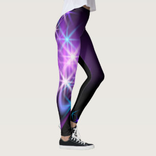 Glänsande stjärnor leggings