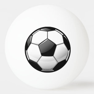 Glansig fotbollboll pingisboll