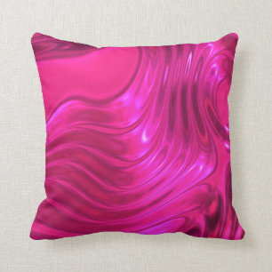 Glansig Hollywood Cerise Super Rosa Kudde