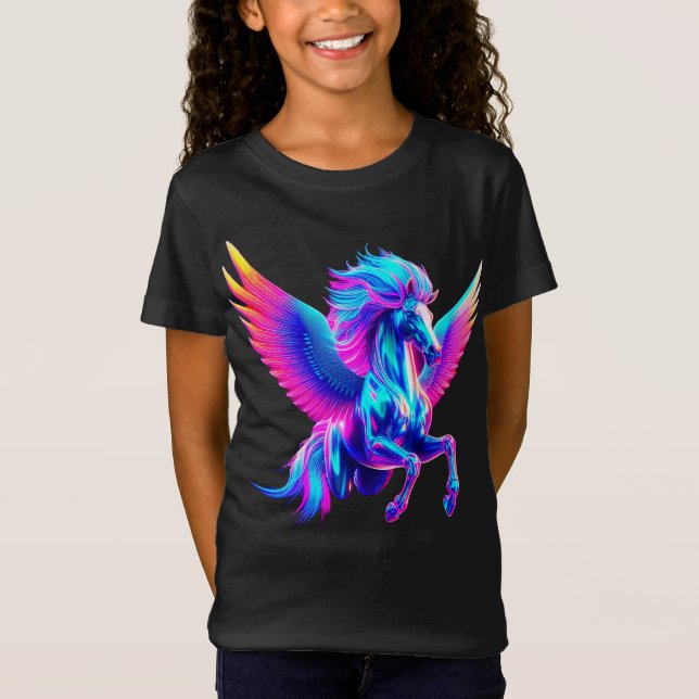 glansig pegasus t shirt (Framsida)