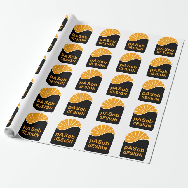 Glänsigt presentpapper, 60 cm x 9 m rulle presentpapper (Utrullad)