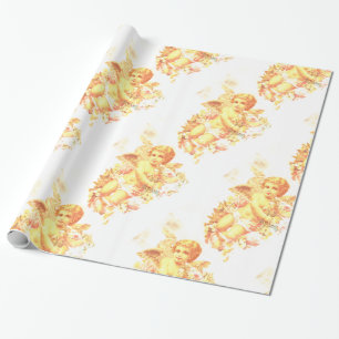 Glansigt slående in papper, 30" x 6' ÄNGEL Presentpapper