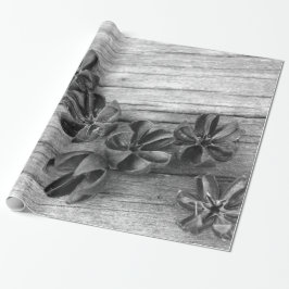 Glansigt slående in papper för naturskönhet presentpapper