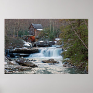Gläntabäck Gristmill II Poster