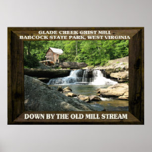 GLÄNTABÄCKGRIST MILL-POSTER POSTER