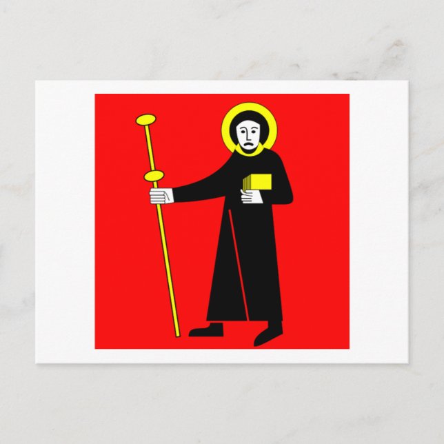 Glarus Flagga Vykort (Framsida)