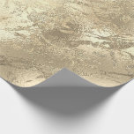 Glas Abstrakt Sepia Guld Marble Shiny Metallic Presentpapper<br><div class="desc">Minimalism och elegans i enlighet med de verkliga trenderna för insida-decor. För många lyxglas Tillfälle florenceK-design</div>