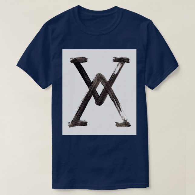 Glas av alkaliska symboler t shirt (Design framsida)