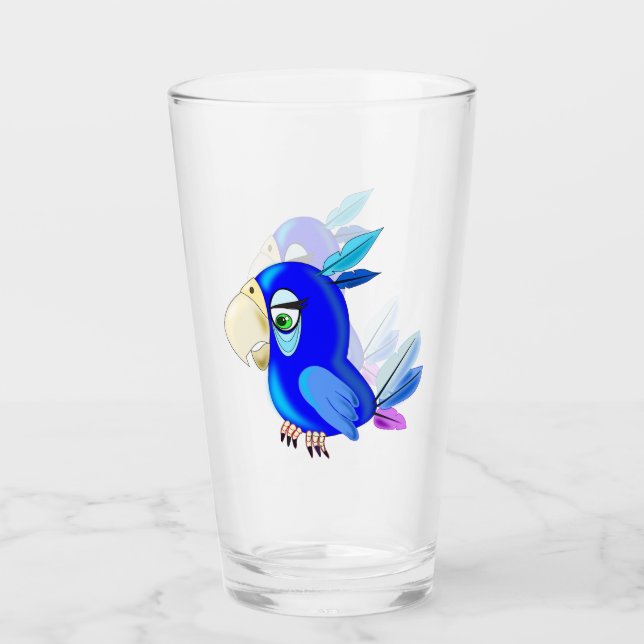 Glas av blåmorot (Framsida)