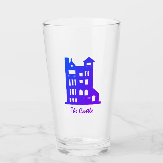 Glas av Castle Pint (Framsida)