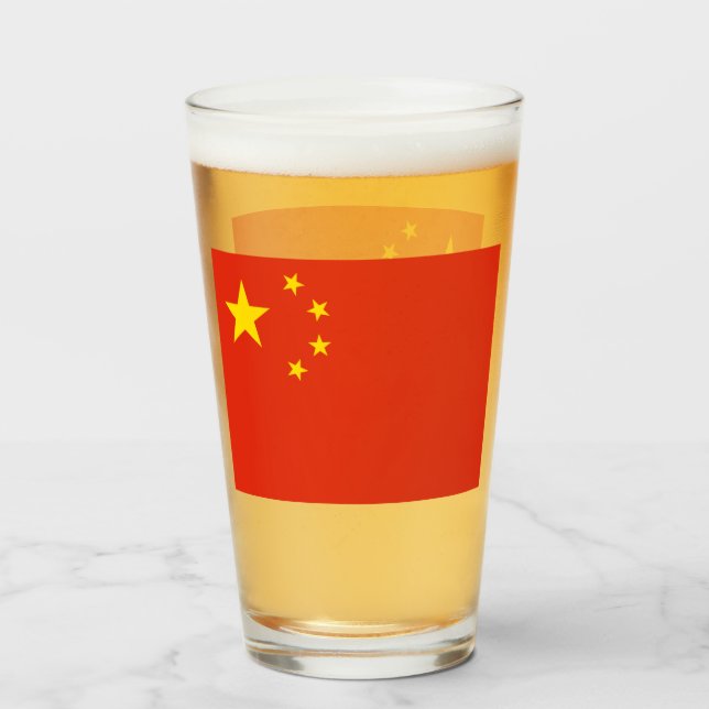 GLAS AV china BEER (Framsida fylld)