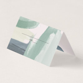 Glas av havsområde | Monteringskort för Bröllop Visitkort