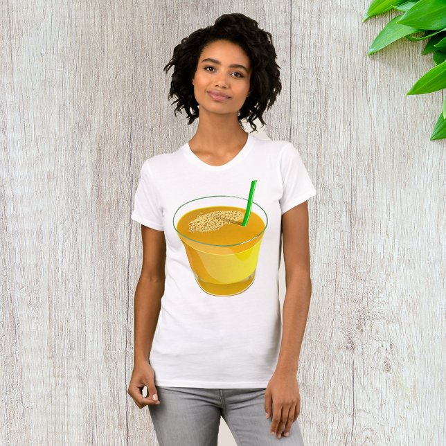 Glas av Juice Womens T-Shirt (Skapare uppladdad)
