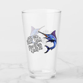 Glas av päronglas för havsfiske