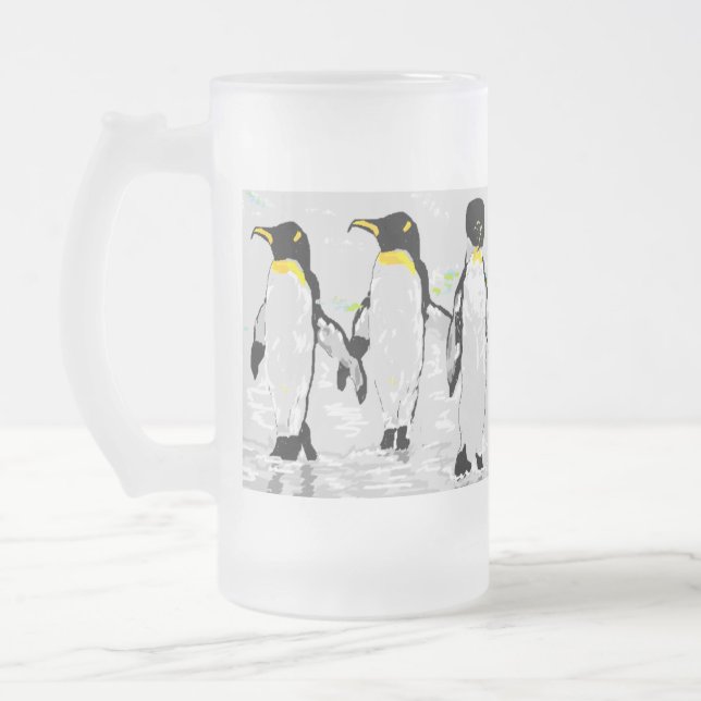 Glas av Penguins, fryst, Mugg (Vänster)