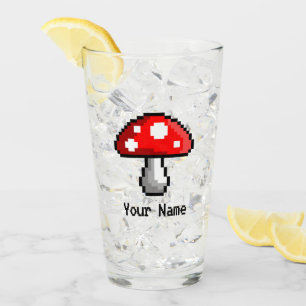 Glas av Pixel Mushroom Namn
