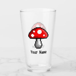 Glas av Pixel Mushroom Namn