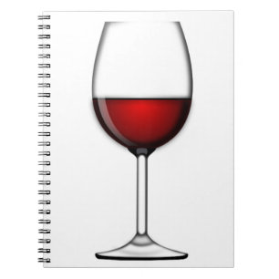GLAS AV RED VIN ANTECKNINGSBOK
