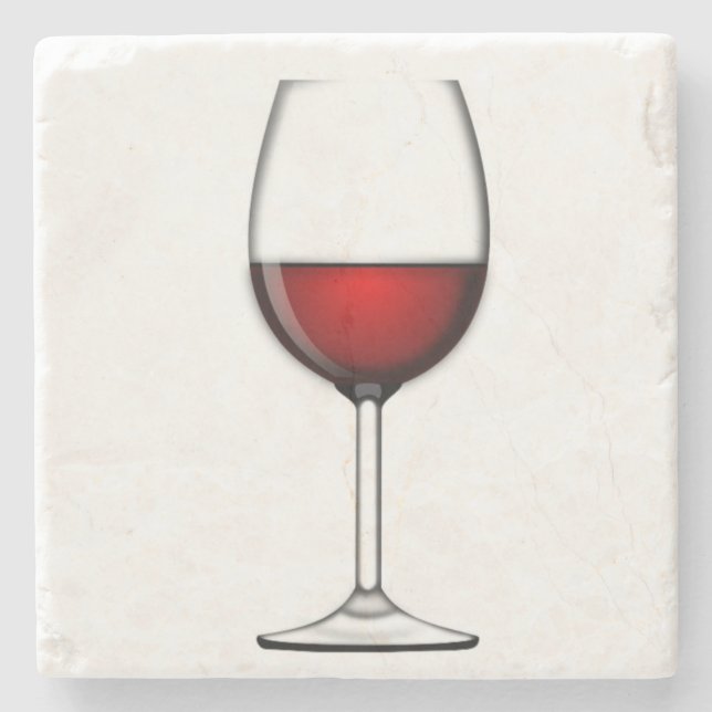GLAS AV RED VIN STENUNDERLÄGG (Framsidan)