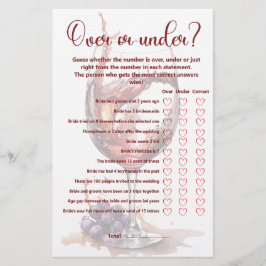 Glas av röd vin under Möhippans spel