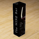Glas av Röda Vin, Vin Pub/Winery Presentask För Vinflaska<br><div class="desc">Rött Vin-glas,  Vin Pub/Winery Vin box av Affärskort Store.</div>