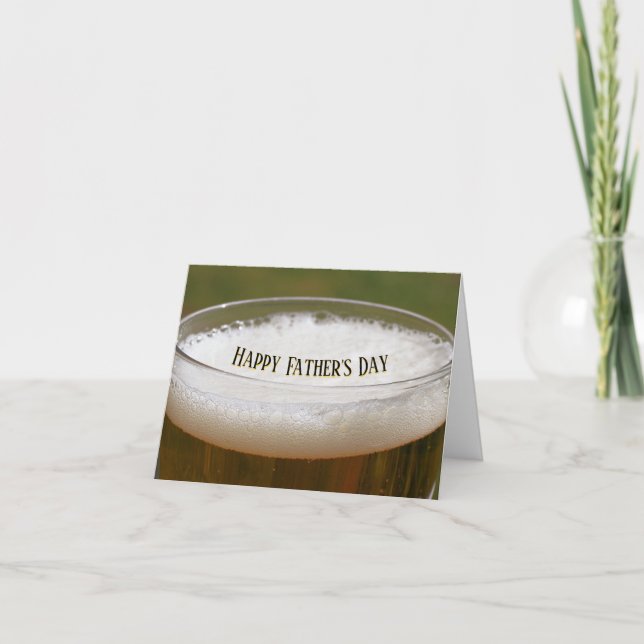 Glas av skummjölkspulver från Fars dag Kort (Framsida)